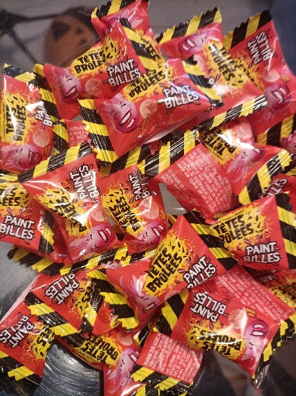 Têtes Brûlées Bille Fraise (LOT PAR 10 )
