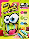 Paille Acidulée lot de 5 — Bonbon poudre citrique